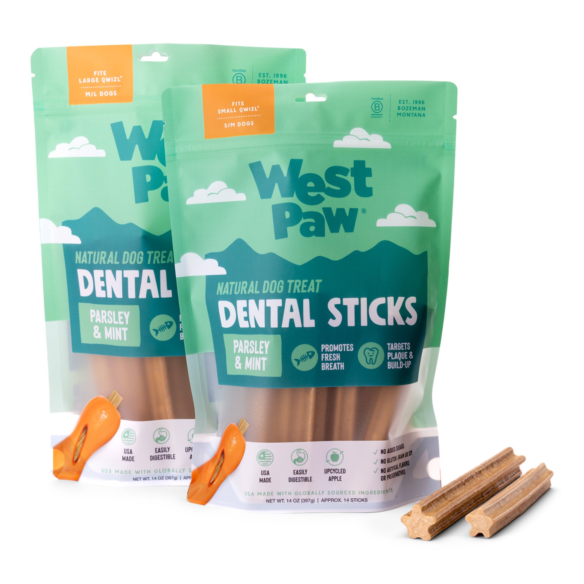 West Paw Natural Dental Sticks