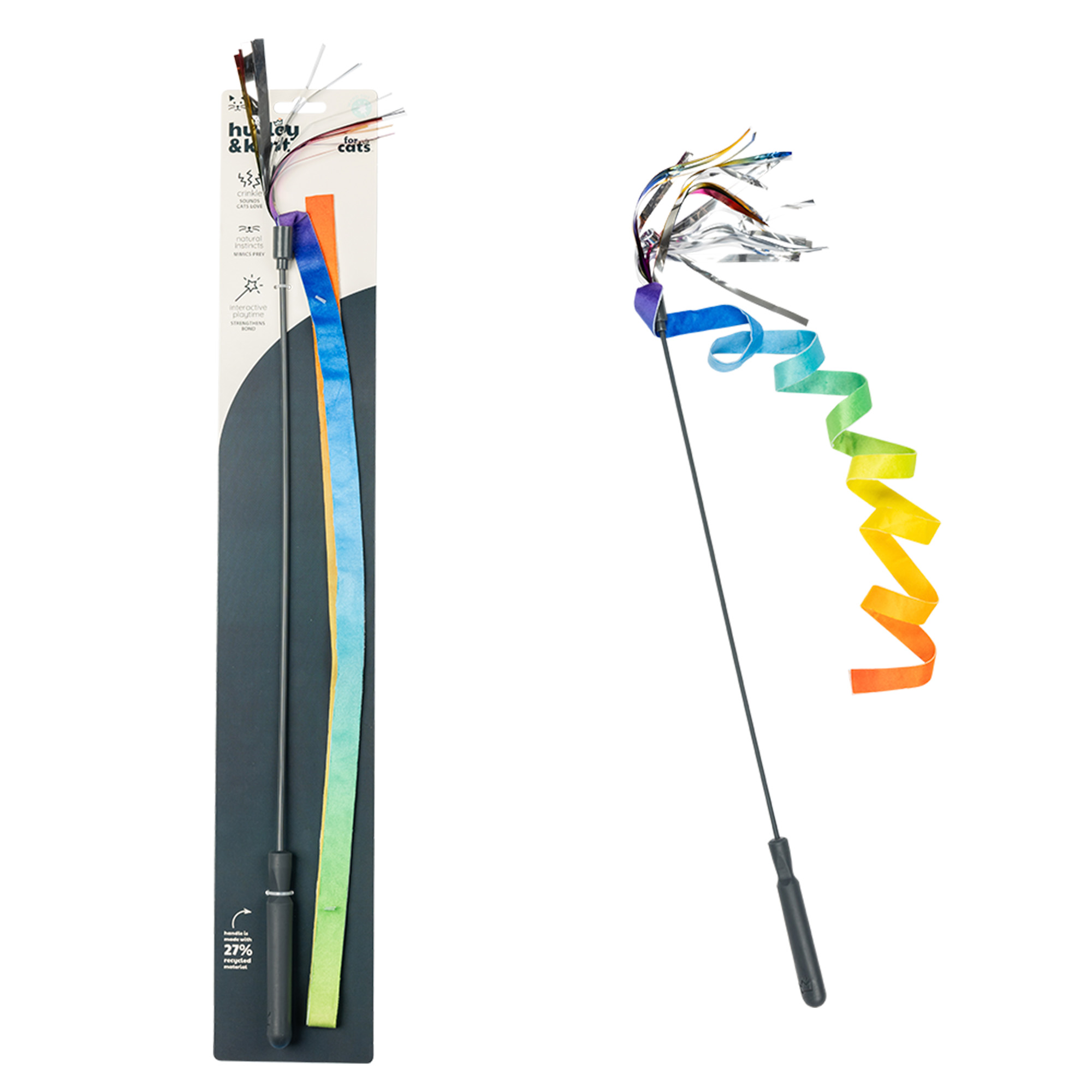 Huxley & Kent Dance & Lure Rainbow Cat Wand